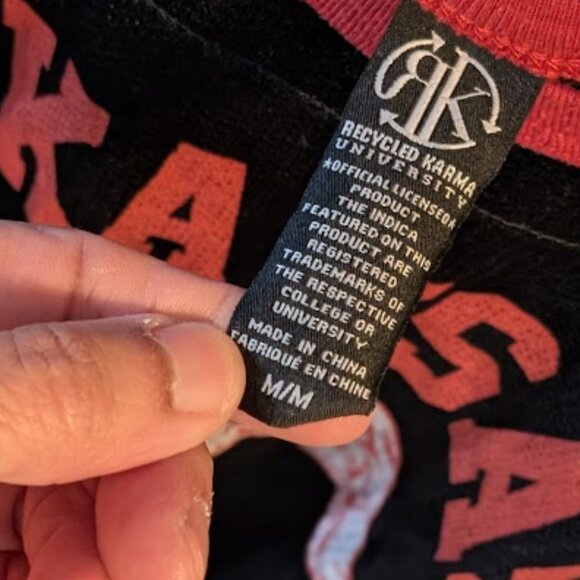 J29 RECYCLED KARMA Razorbacks Jersey - Picture 4 of 6